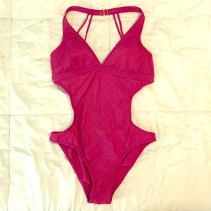 Size 10 pink monokini